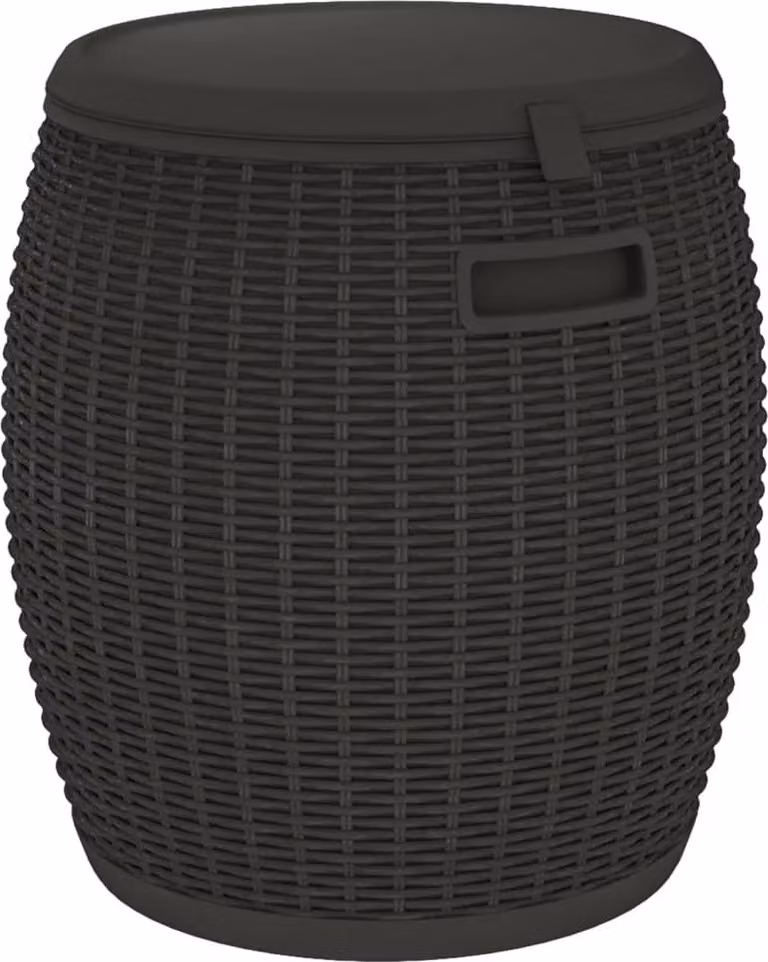 Contenitore da Giardino 4 in 1 Polipropilene Nero
