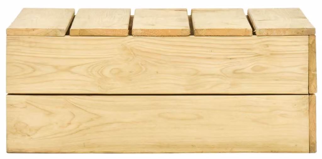 Tavolo da giardino in legno, compatto, 75x75 cm