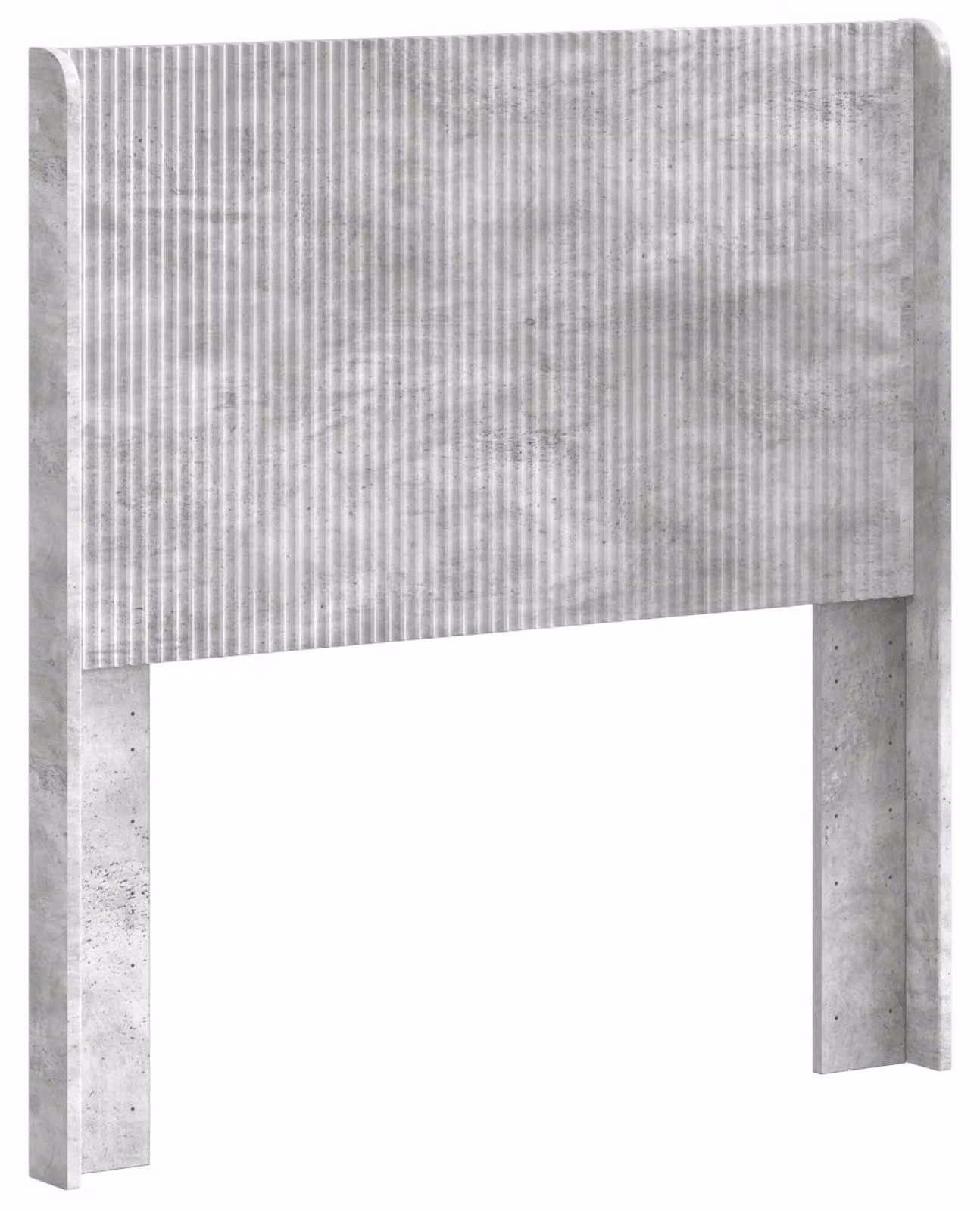 Testiera Letto Grigio Cemento Legno ingegnerizzato