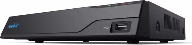 NVR Reolink NVS8 nero con porte Ethernet/LAN, HDMI e USB-A – 1