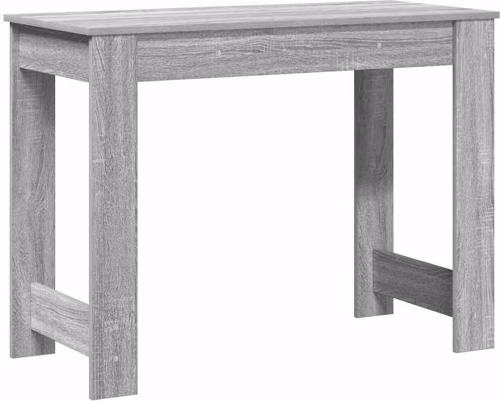 Scrivania Grigio Sonoma 100x45x75 cm in Legno Multistrato