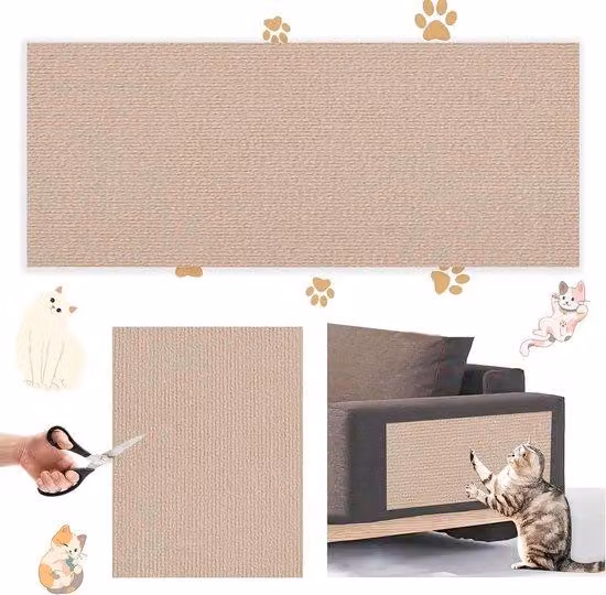 Parete da arrampicata per gatti 30 x 100 cm - Autoadesiva per gatti - Protezione resistente ai graffi