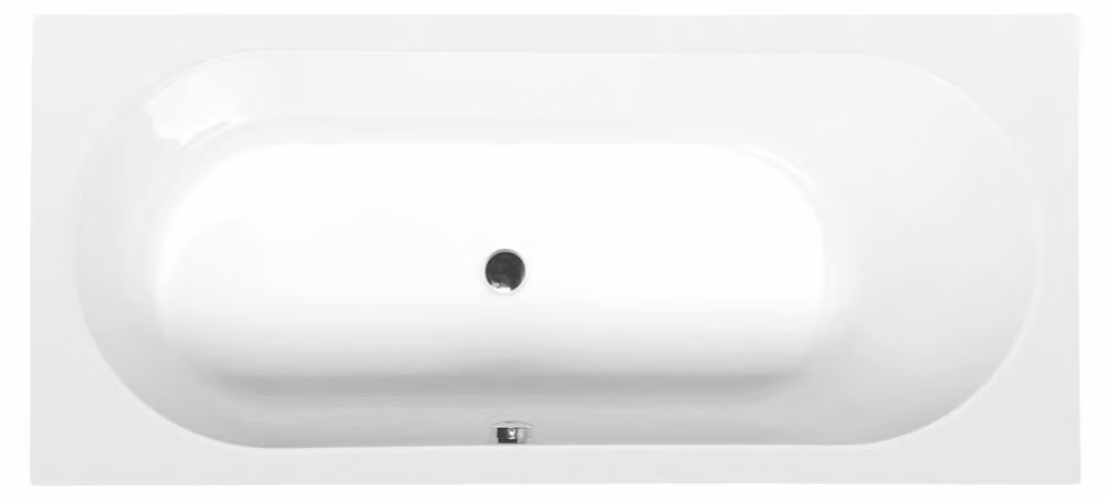 ASTRA B vasca rettangolare con piedini 165 x 75 x 48 cm, bianco