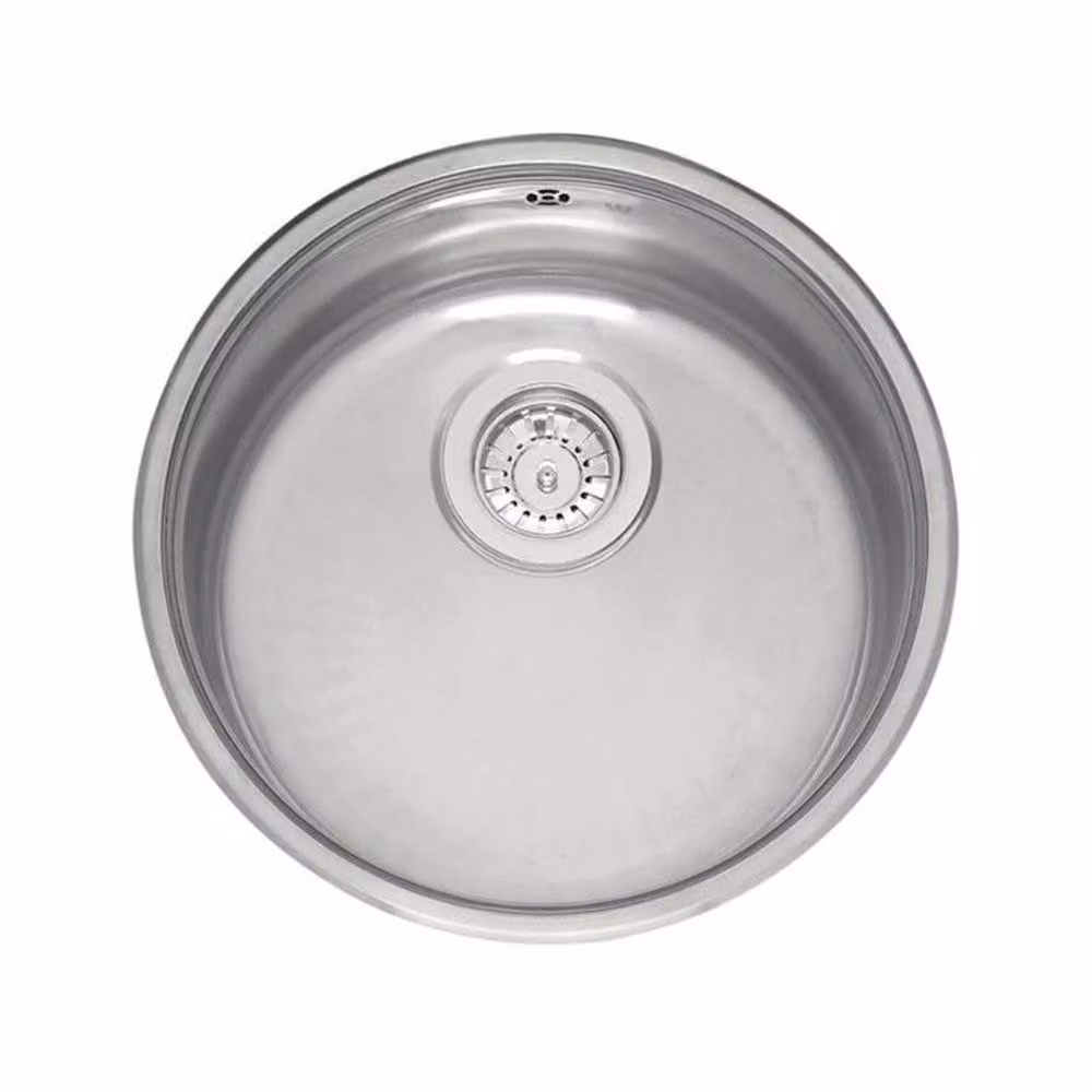 Lavello Reginox, lavello da cucina in acciaio inox L18 370 OKG ⌀ 41,2 R14349