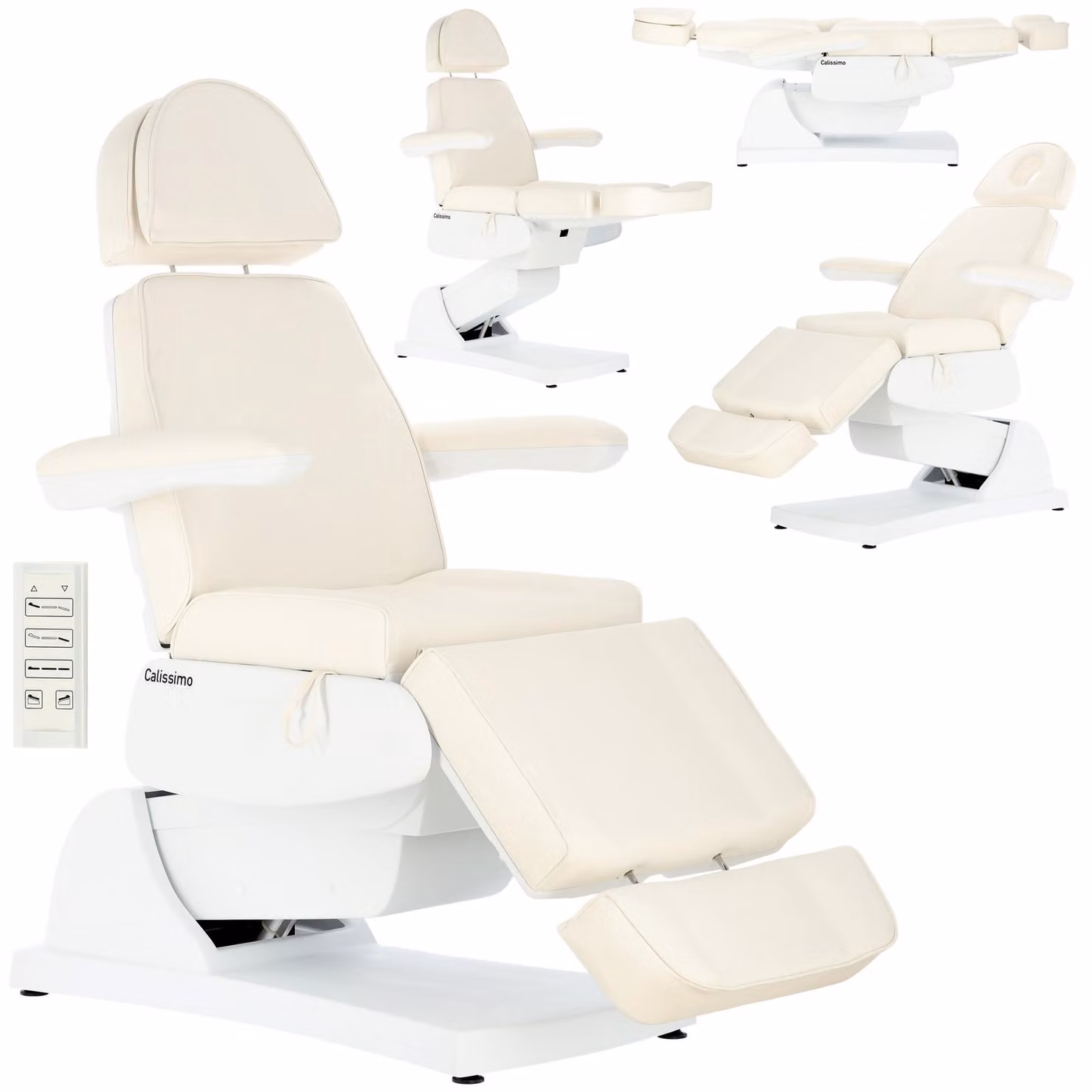 Sedia elettrica per salone di bellezza centro estetico pedicure regolabile 3 attuatori Jonathan