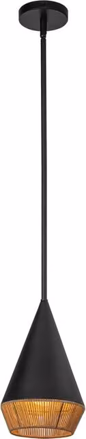 Lampada sospensione industriale nera Daphne Alora Mood E27