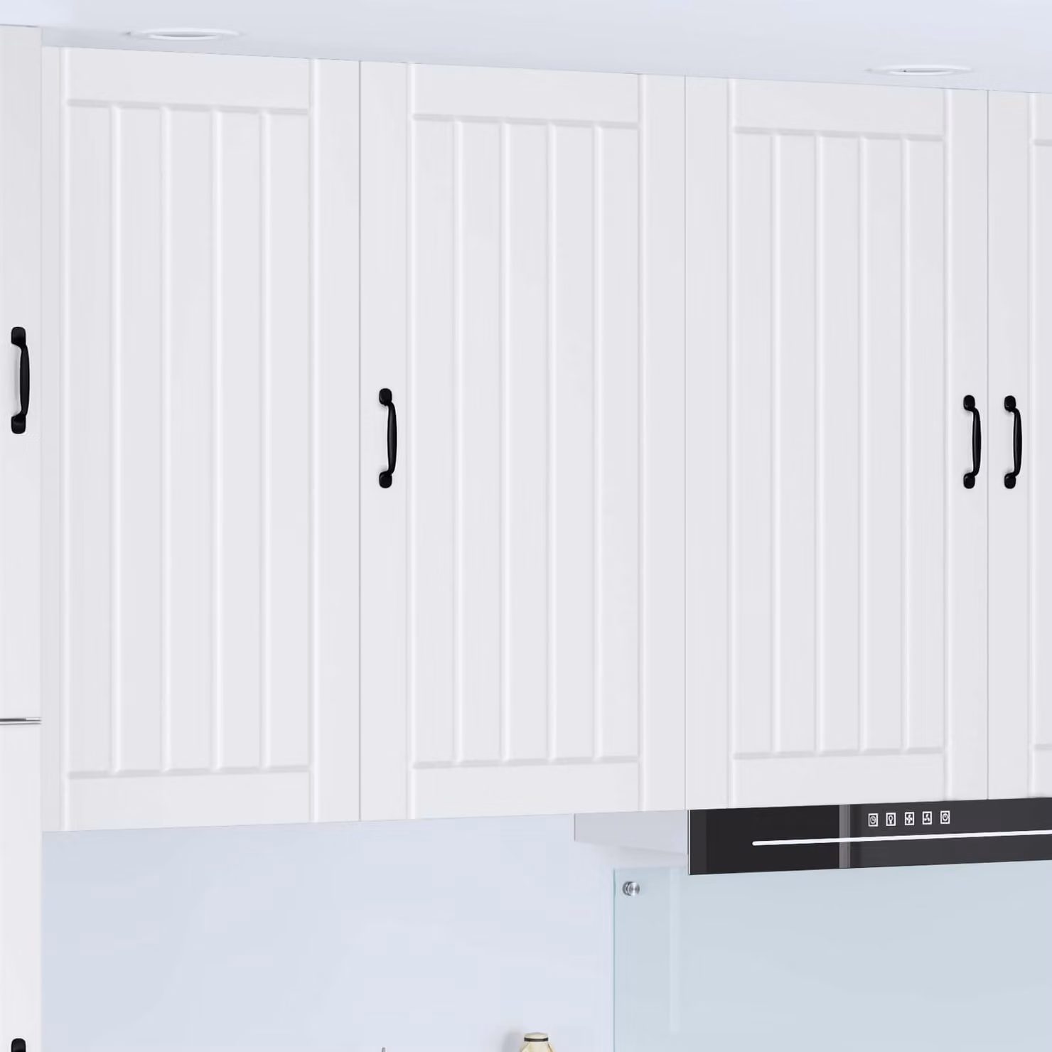 Armadietto a muro LUCCA vidaXL Bianco L: 50 cm, P: 31 cm, H: 100 cm