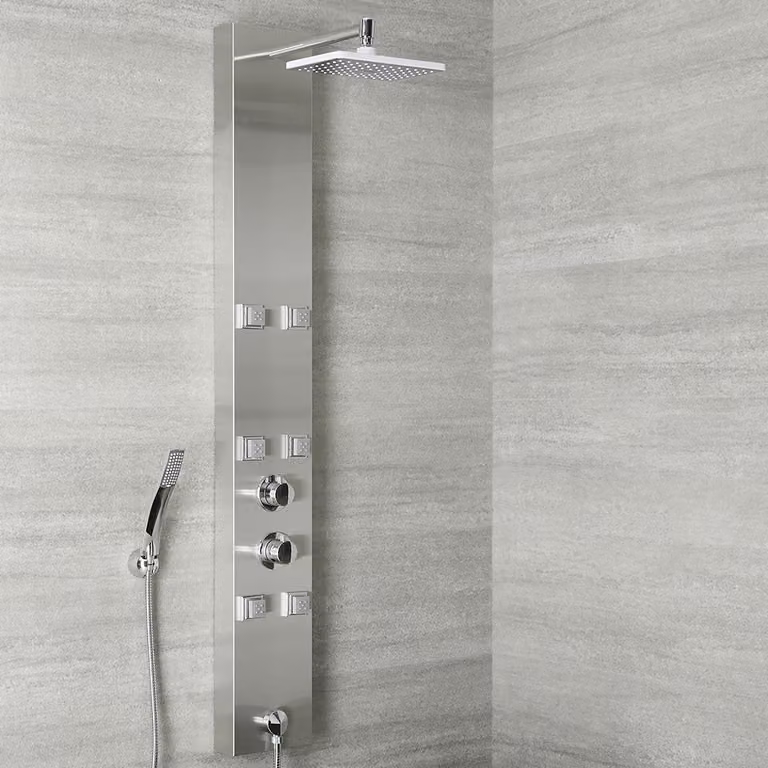 Pannello Doccia Termostatico Idromassaggio 3 Vie - Getti multipli - Esperienza SPA - Easton