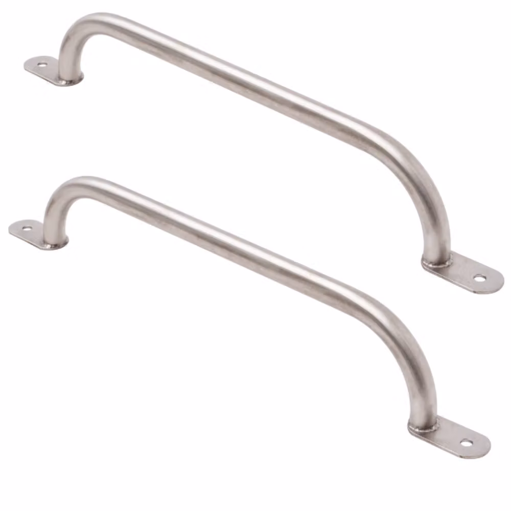 TRIBECCO prese per arrampicata per parchi giochi, strutture per arrampicata, letti alti e pareti da arrampicata indoor (550 mm acciaio inox, 2 pezzi)