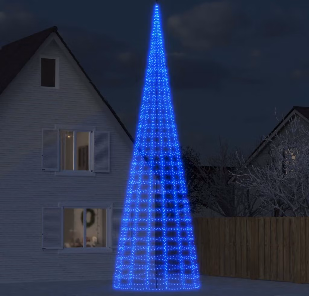 Maison Exclusive - Albero di Natale a LED, 3000 luci blu, altezza 800 cm