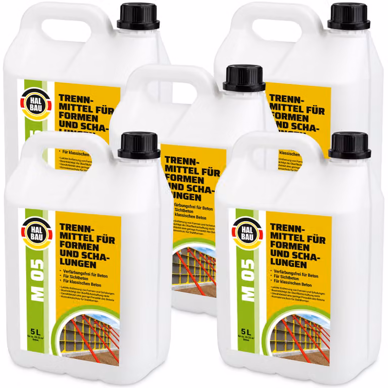 Distaccante 25L per casseforme, adatto per malte a base di gesso. Agente distaccante HALBAU M05