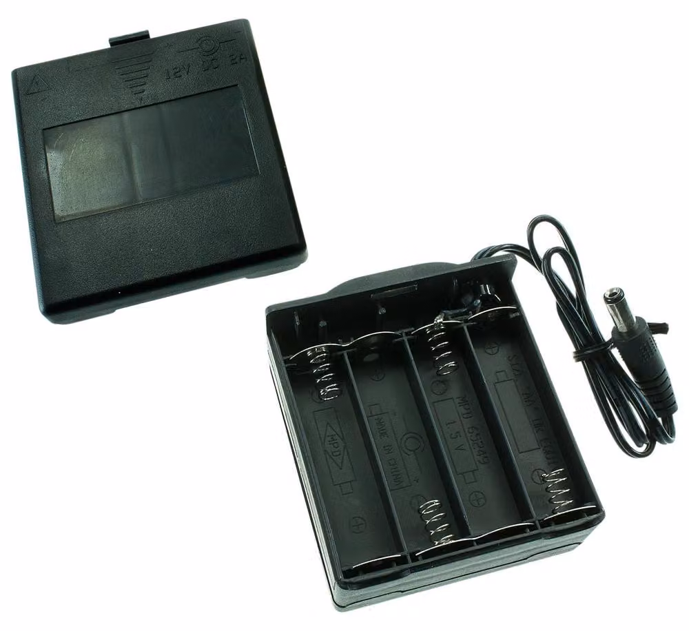 Custodia per batteria Dönges per 8 celle mignon MPD (accessori per batteria)