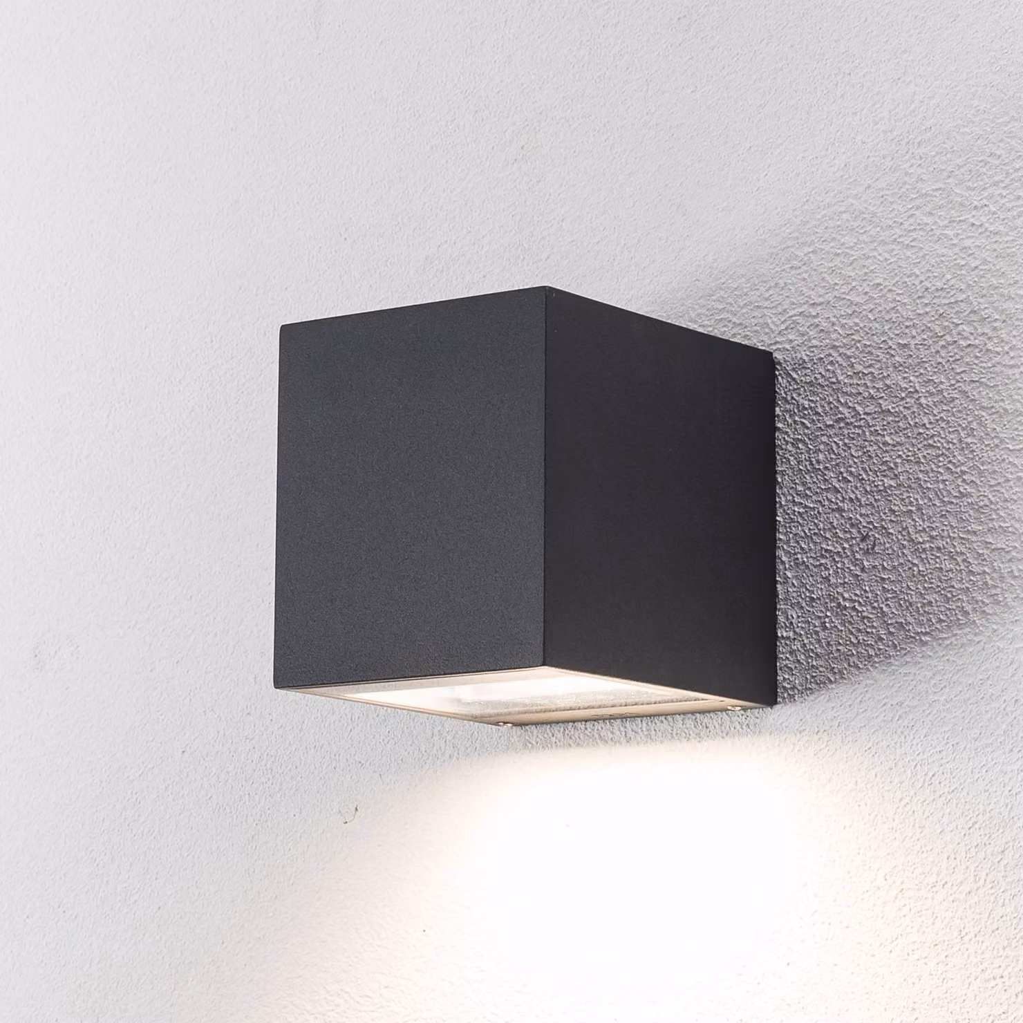 BEGA Applique da esterni a LED 24718 K3, Nero, Alluminio, Moderno, Applique LED da esterni