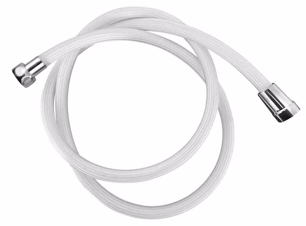 Tubo flessibile per doccia in nylon SILKFLEX, 150 cm, bianco