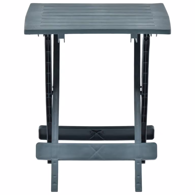 vidaXL Tavolo da giardino pieghevole verde 45x43x50 cm in plastica