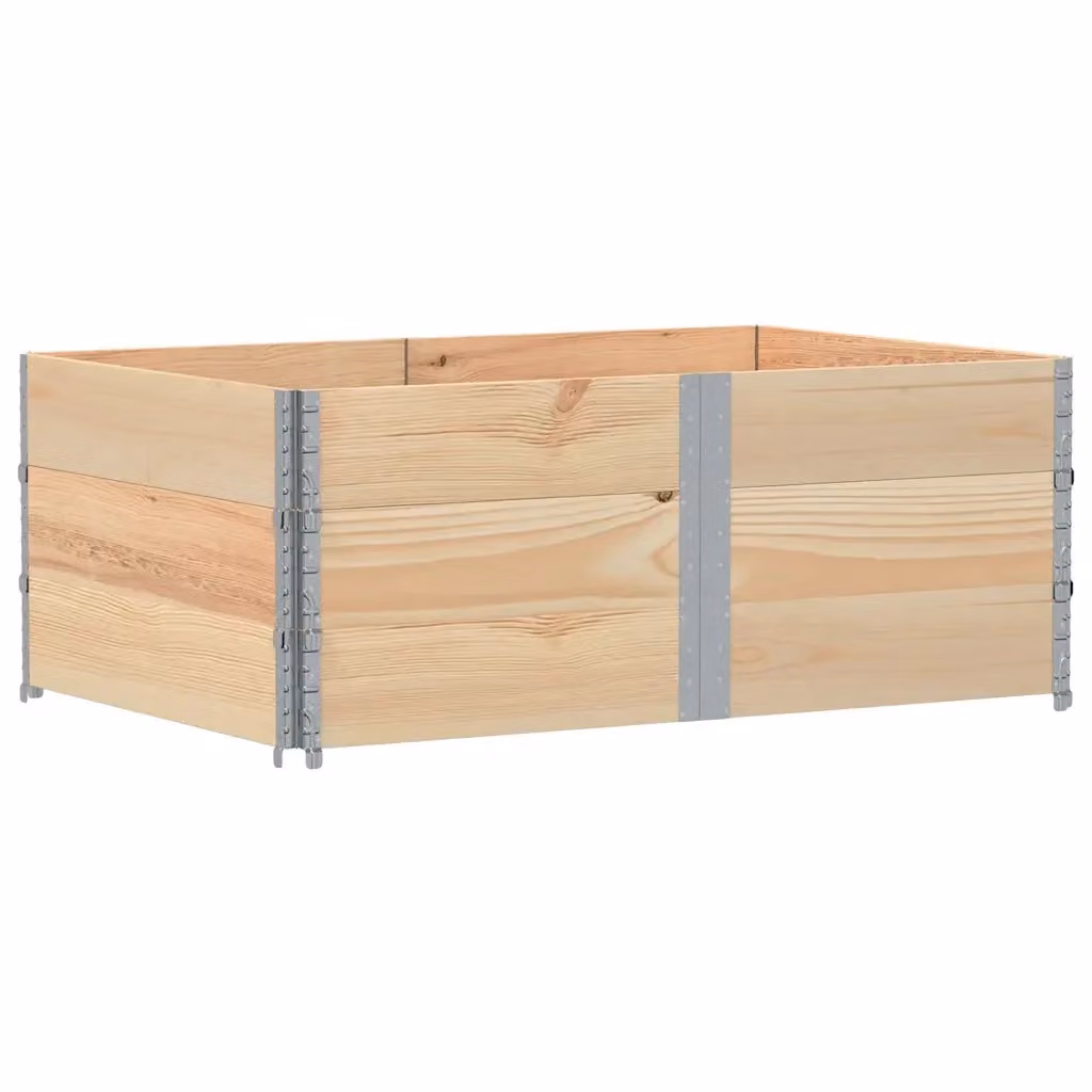 vidaXL Fioriera da Giardino in Legno e Metallo, Marrone, L: 150 cm, P: 100 cm, H: 60,5 cm – 2