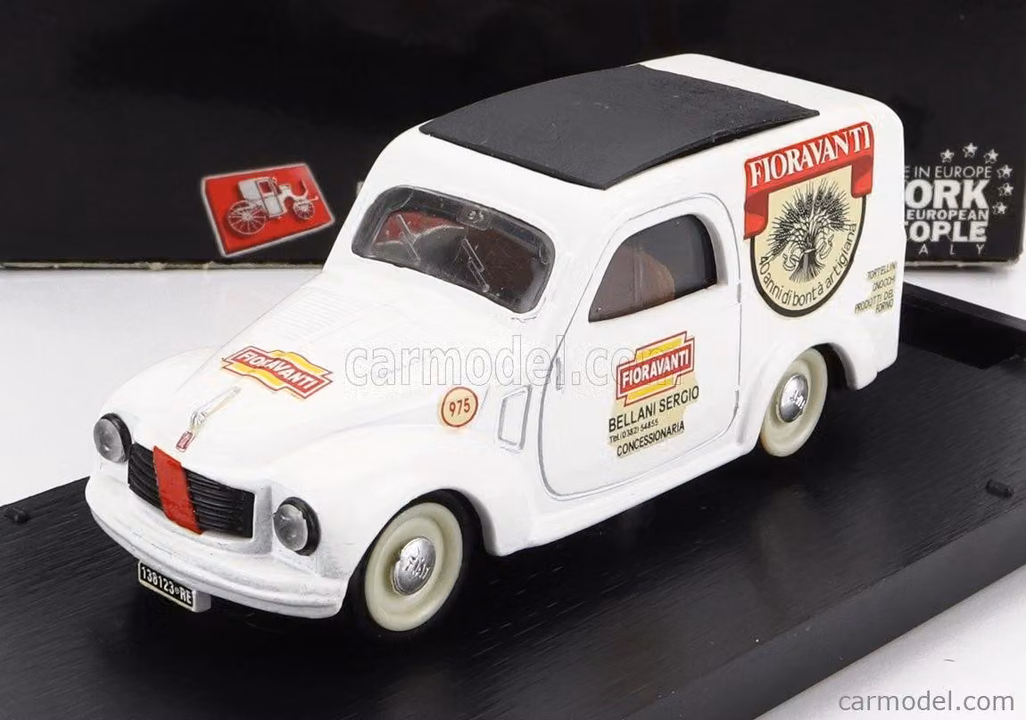 Brumm 500c, anno 1950, scala 1:43, accessori per modellismo