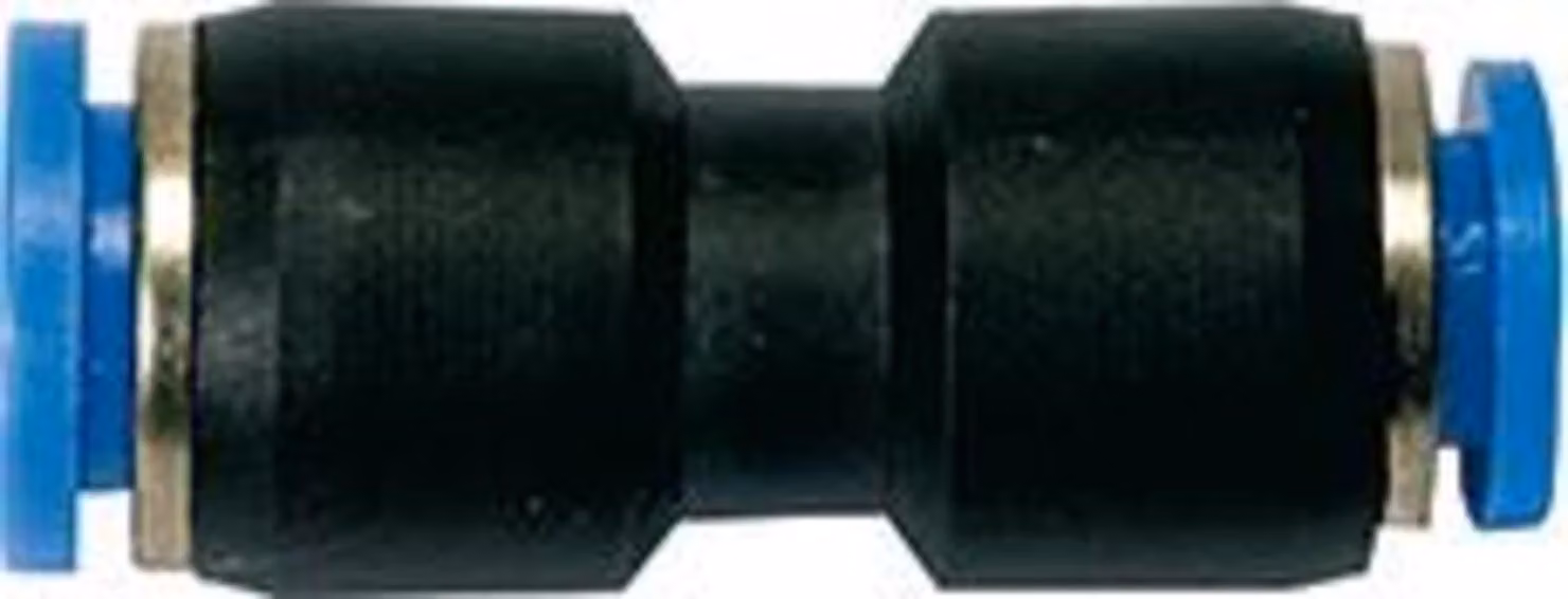Raccordo diritto Riegler serie blu tubo riduttore Ø 10/8 mm - 109804