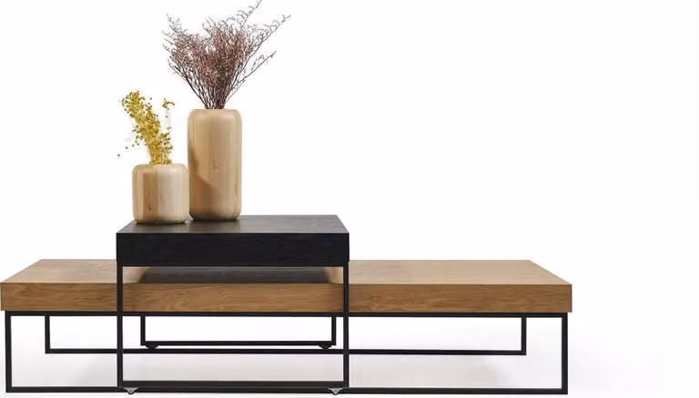 Loft Holz Couchtisch Tisch Beistelltisch Wohnzimmertisch Holz Tisch 160x60