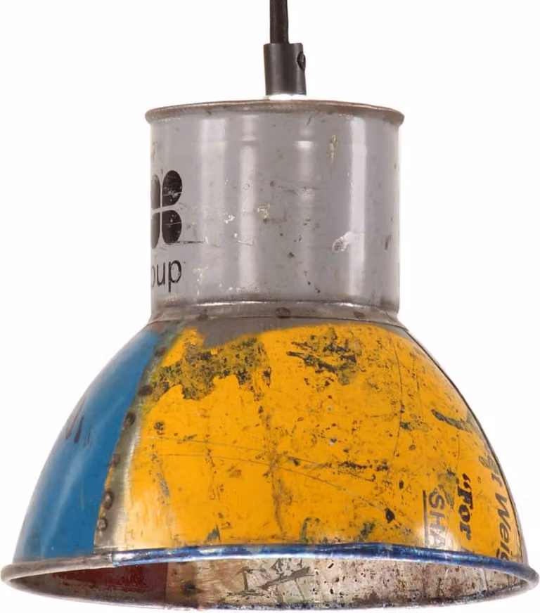 Lampada Sospesa Industriale 25 W Multicolore Rotonda 17 cm E27