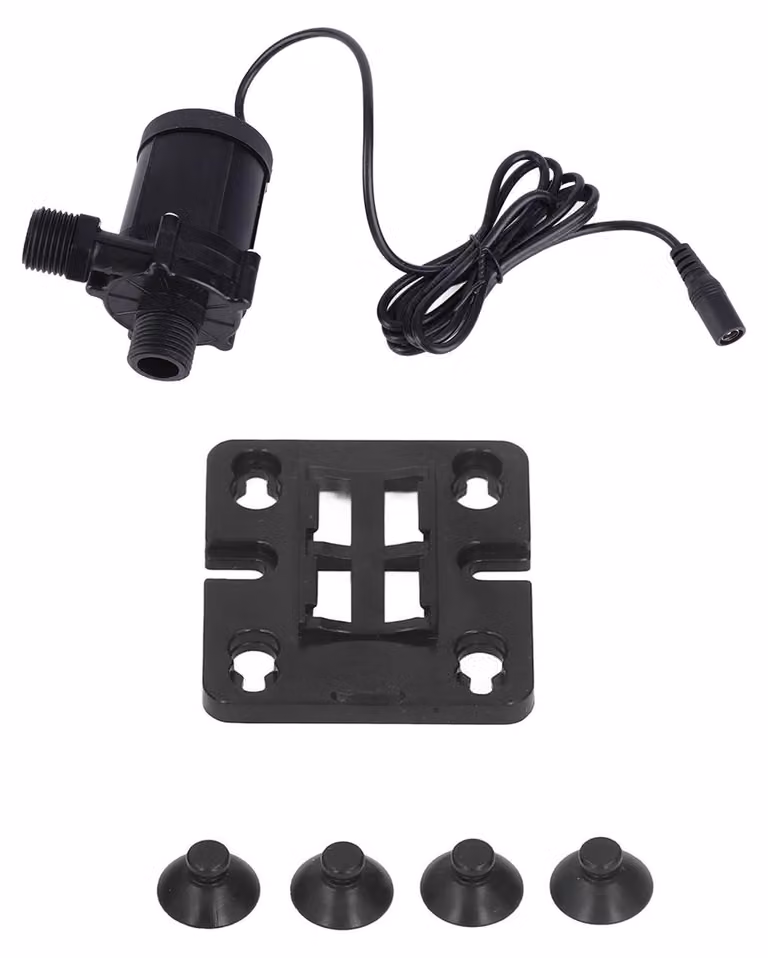 Pompa booster, motore brushless, silenziosa, 12 V CC, 30 W, 800 l/h, prevalenza 12 m per impianti di riscaldamento