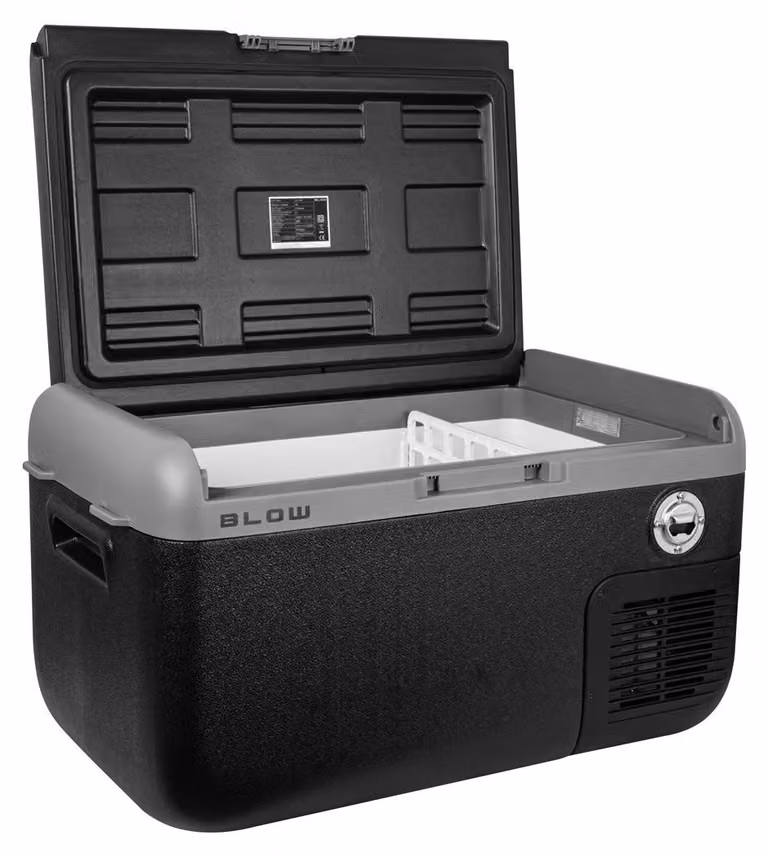 Frigorifero portatile per auto, compressore, capacità 32L, marca BLOW, temperatura minima -20°C