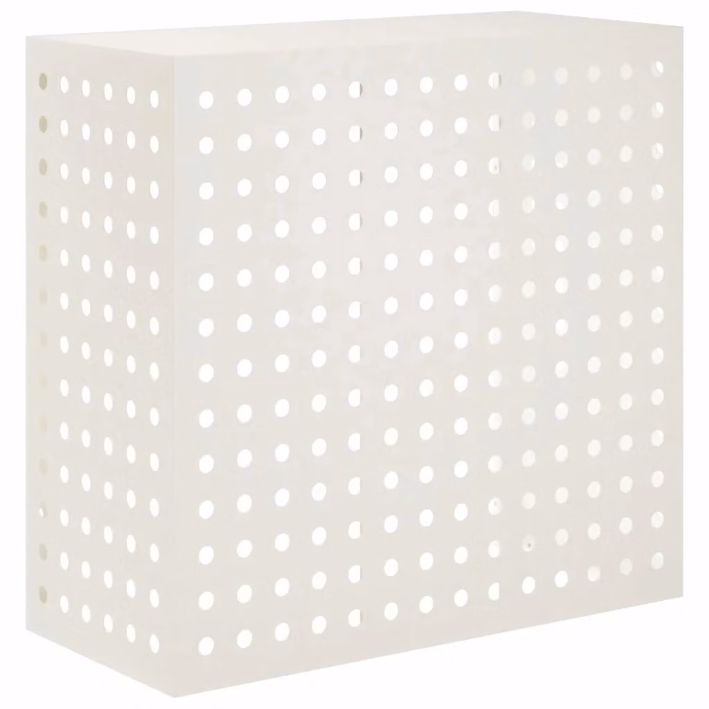 Copertura per condizionatore d'aria vidaXL Bianco L 110 cm x P 50 cm x H 105 cm – 2