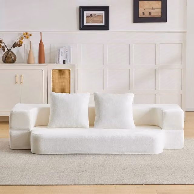 Divano Letto Pieghevole ¨C Xylo ¨C Bianco