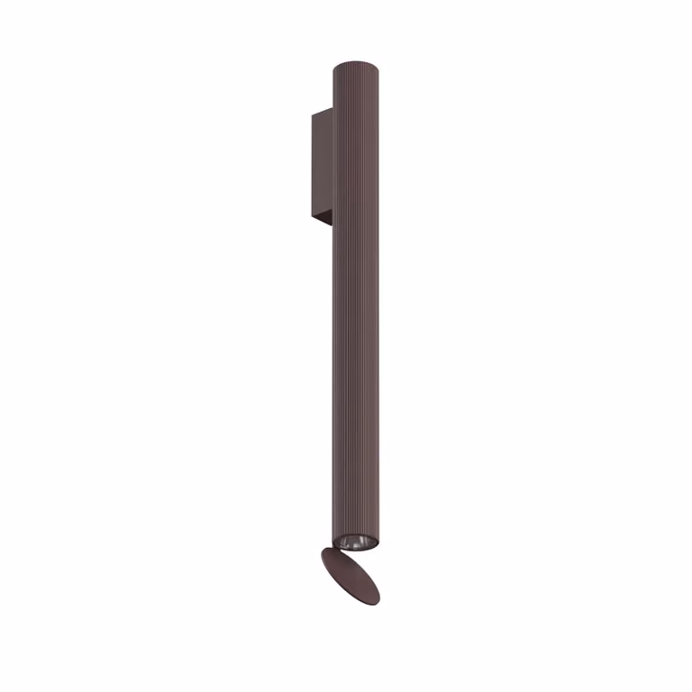 Flos - Flauta Riga 2 Dimmable DALI - Lampada da parete o soffitto da esterno - Marrone