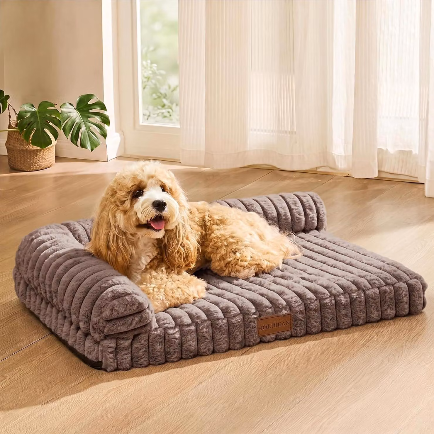 Cuccia ortopedica per cani, con rivestimento lavabile, 76 cm, per animali domestici