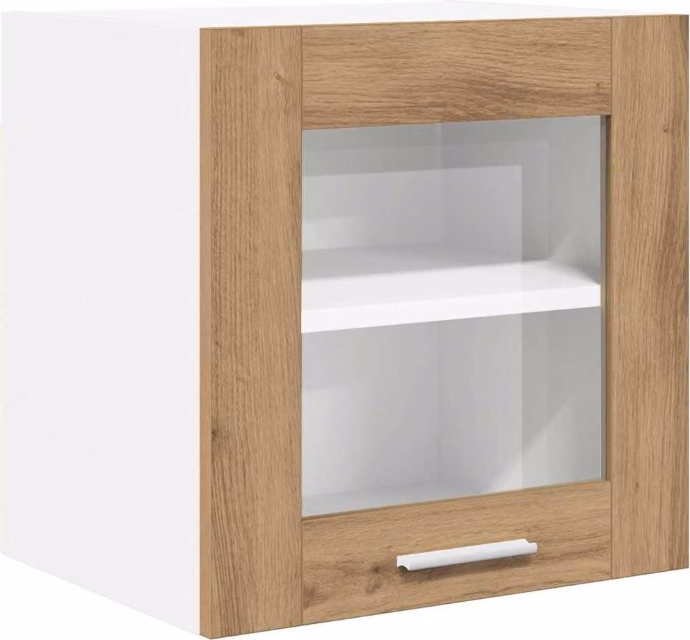 Armadio pensile con porta Rovere artigianale 40 x 31 x 40 cm