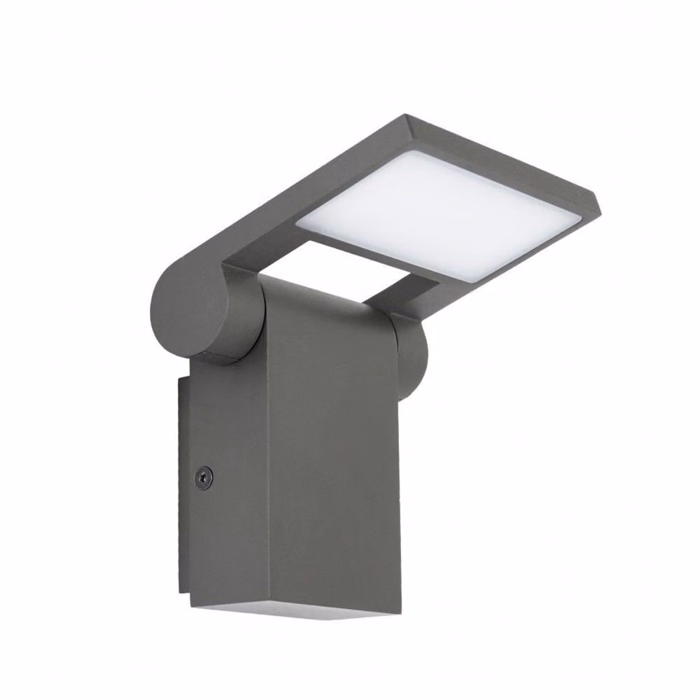 Lampada da parete mobile per esterni LED 10W grigio scuro IP54 SU-MA Neo 11701 DG