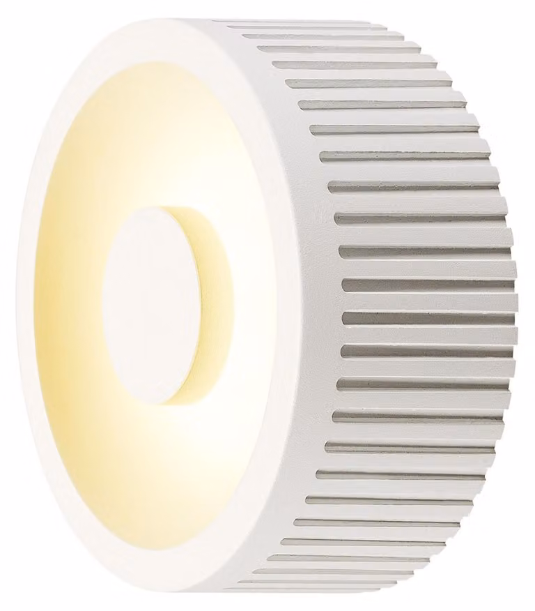 Occuldas plafoniera rotonda bianca Ø12,8 cm 3000K bianco caldo