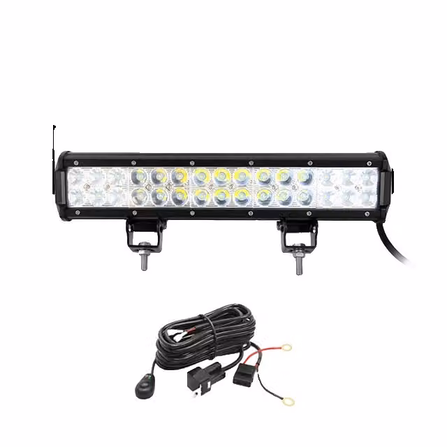 Luce da lavoro a LED, combinazione di 126W 288W flood-spot, lampada off-road, 15 pollici 90W con cavo