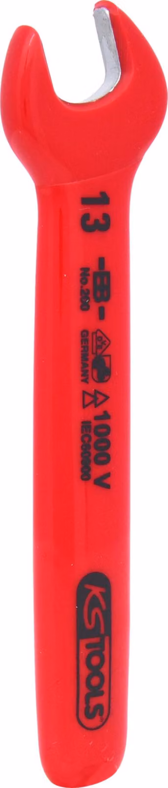 KS TOOLS Chiave aperta con isolamento protettivo, 13 mm ( 117.1513 )