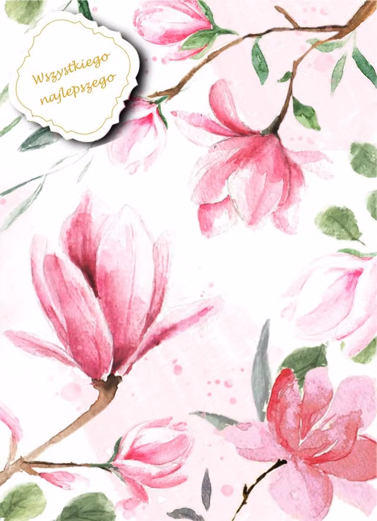Carnet B6 con timbro magnolia