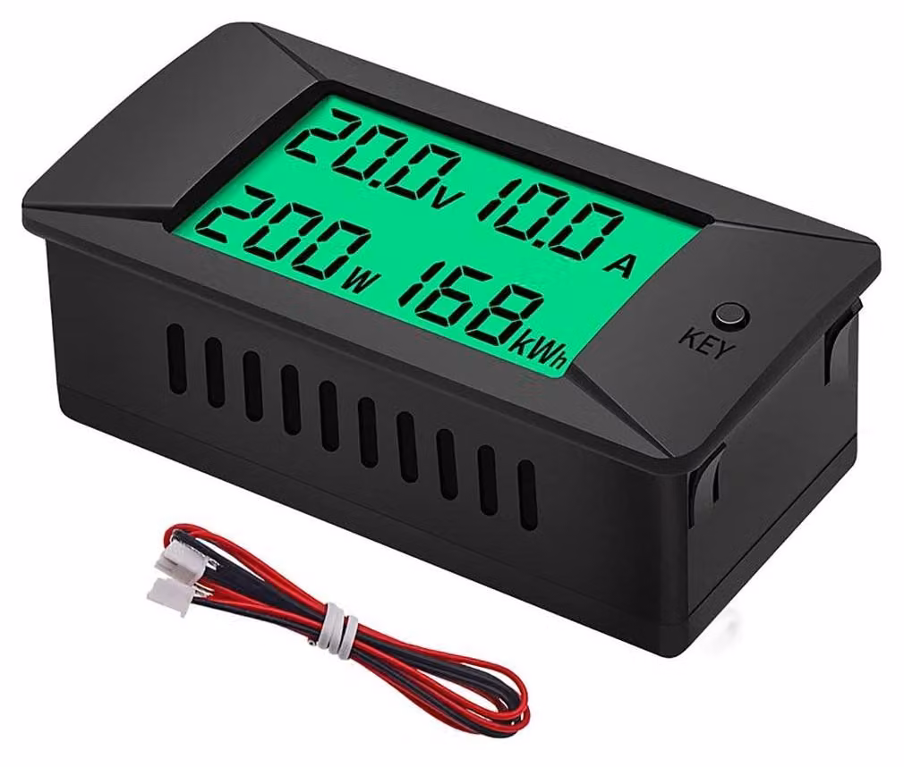Misuratore di tensione digitale per auto, amperometro bidirezionale 300V 300A