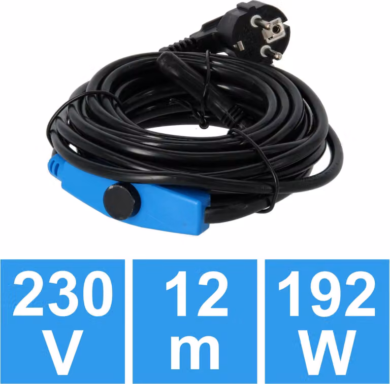 Cavo riscaldante antigelo Kerbl 12 m, 192 W