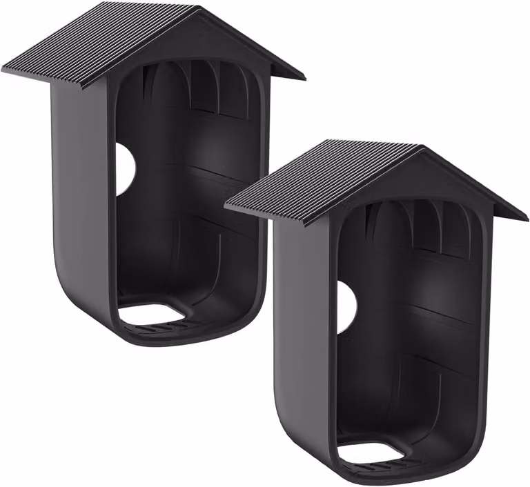 Custodia in silicone per EufyCam 3C, set da 2 pezzi, resistente all'acqua, leggera, durevole, adatta per uso esterno