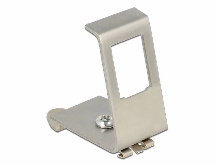 Delock 86259 Keystone Delock Halterung für Hutschienen 1-Port Metall