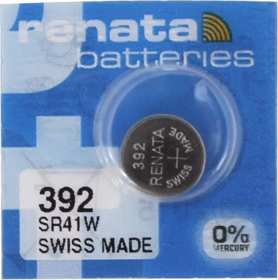 Batteria Renata 392 SR736W per Orologi – 1.55V