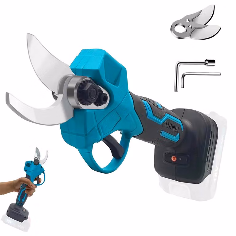 Potatore elettrico da giardino - Potatore a batteria per rami - Motore brushless - Senza fili - Ideale per potare alberi e arbusti - Compatibile con batterie per utensili