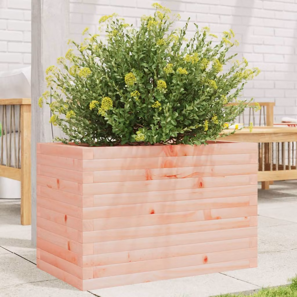 Fioriera da giardino vidaXL in legno di Douglas marrone L: 70 cm, P: 40 cm, H: 45,5 cm