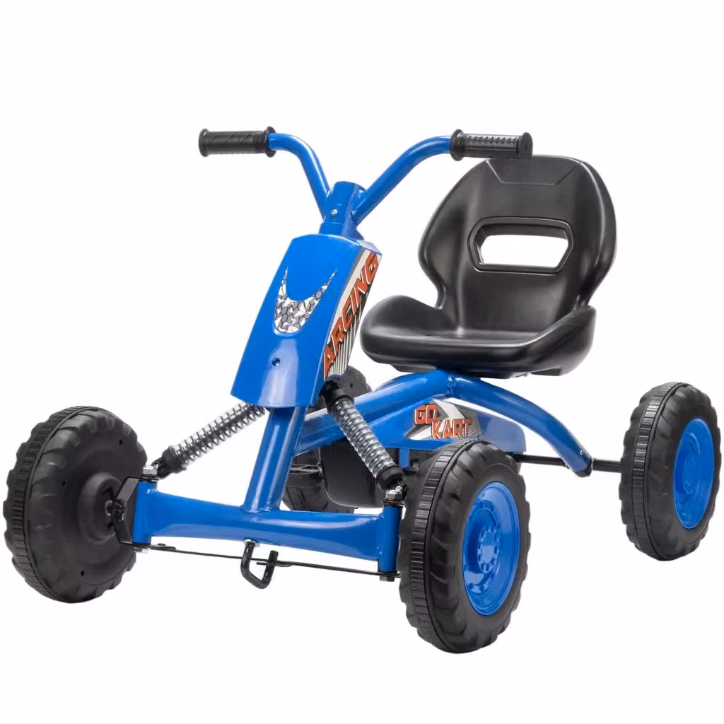 Go Kart per Bambini Minimal in Acciaio e PP Blu, Portata Massima 30 kg – 2