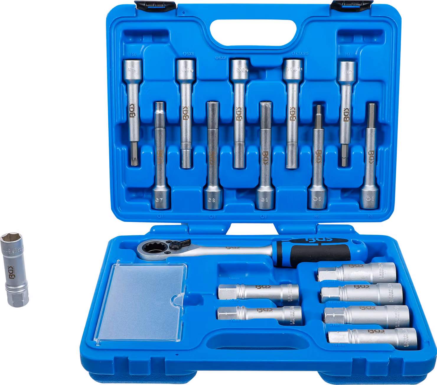 BGS Set di utensili per ammortizzatori 18 pezzi - 2087