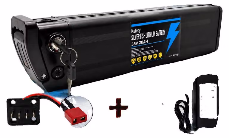 Batterie al litio, capacità 20Ah, compatibilità 48V, connettore a "T" tipo Silverfish, 36V