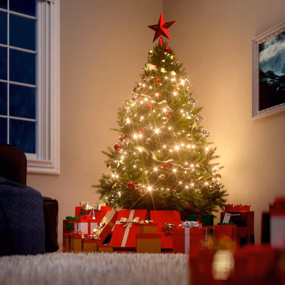Albero di Natale ad uso tavolo Casaria, abete artificiale verde, Altezza: 140 cm – 2