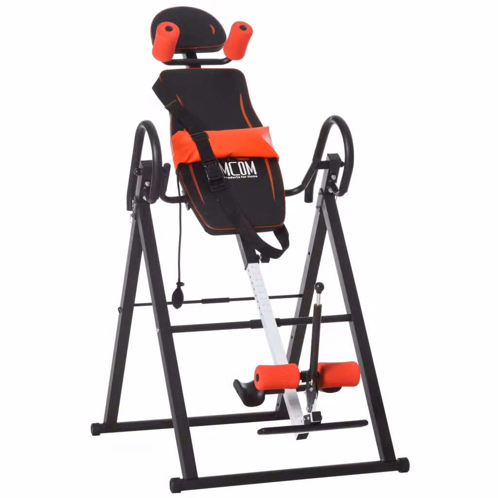 Poltrona Massaggiante Reclinabile Elettrica Minimal con Poggiapiedi e Poggiatesta, Rosso e Nero, L 79 cm x P 114 cm x H 153 cm – 2