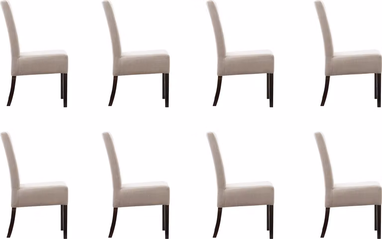 8x Stuhl Set Polster Sitz Stühle Garnitur Wartezimmer Kanzlei Praxis Lounge Club