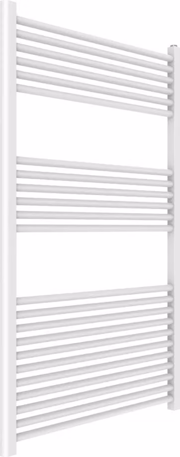 Termoarredo bagno bianco in acciaio 75x120